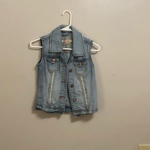 Denim jean vest
